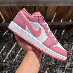 Jordan 1 Low Desert Berry (Size 5Y, 5.5Y, 6Y)