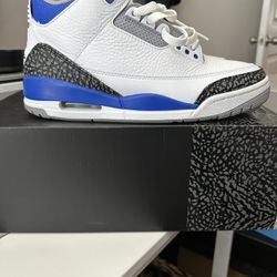 Racer Blue Jordan 3s 