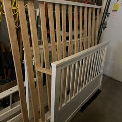 Full Size Bed Frame & Mattress - Ikea