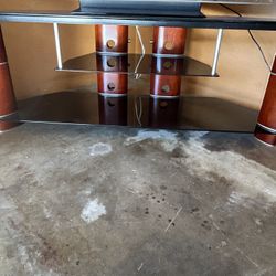 Beautiful Glass TV Credenza 