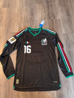 Mexico J. Quinones #16 Black 2026 World Cup Player Version Long Sleeve Jersey