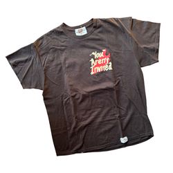 Collector Hyde Park You aren’t invited Cotton Graphic Brown Crew Neck T-Shirt