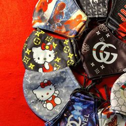 Designer, Adjustable, 3 Layered Mask