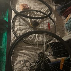 Bike Wheels, Tires And Tube(24”) 