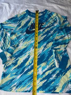 Nike Kids Tee Abstract Print Cotton Tee Size Medium