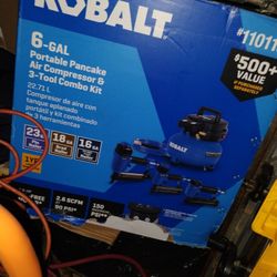 Kobalt Air Compressor Combo