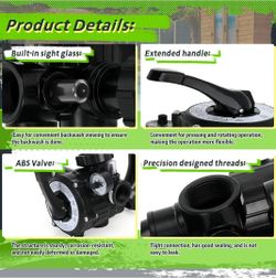 Pool Sand Filter Multiport Valve