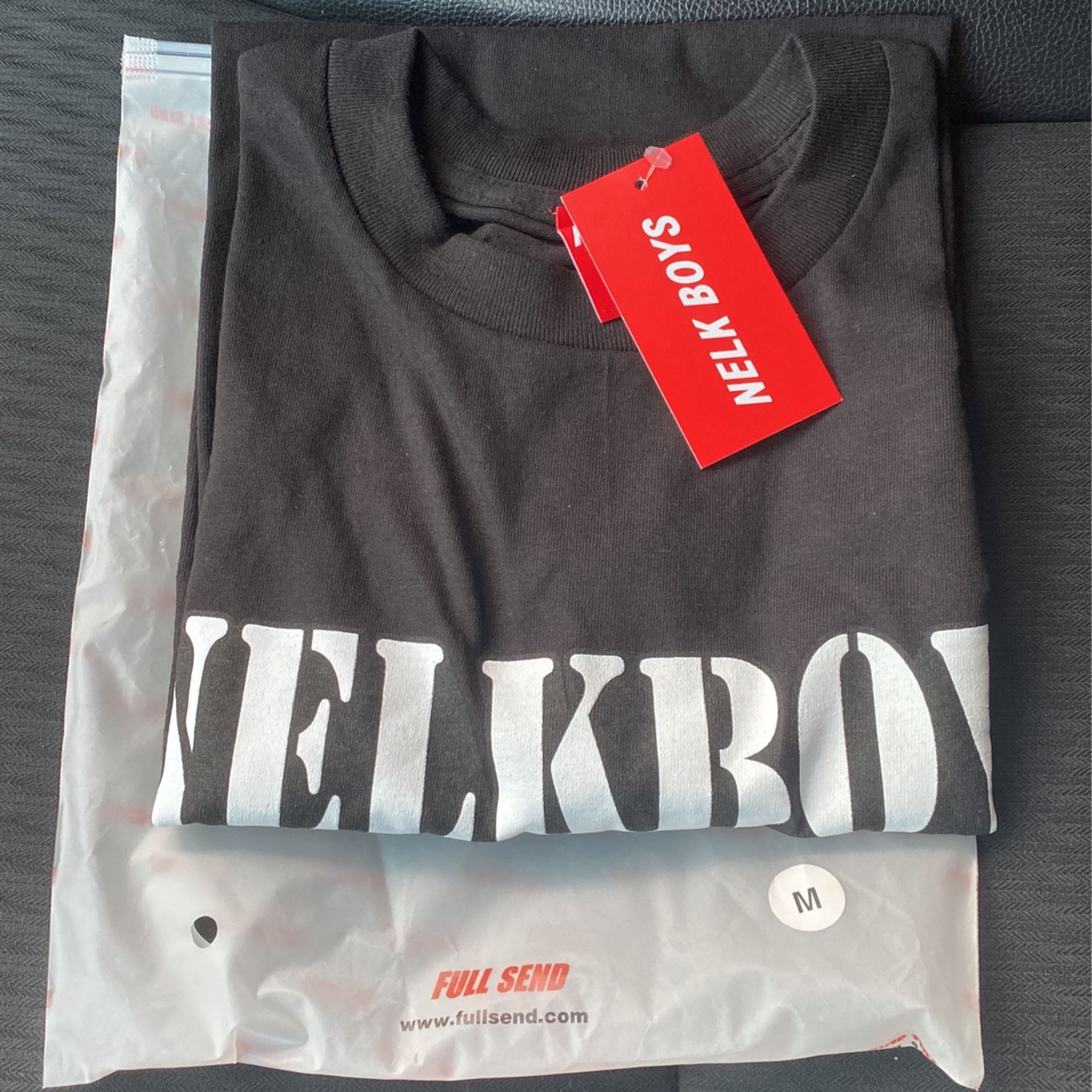 Full Send NelkBoys Black Tee Size Medium