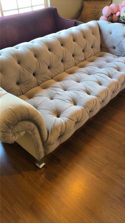 Chesterfield style sofa