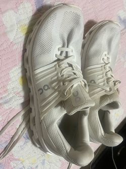 On Cloud Running Sneakers All White