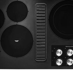 Kitchenaid 36 Electric Downdraft Cooktop with 5 Elements