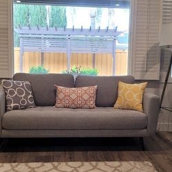 Modren Light Grey Sofa Set