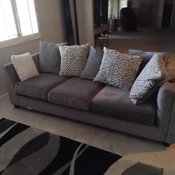Grey Comfortable Couch 