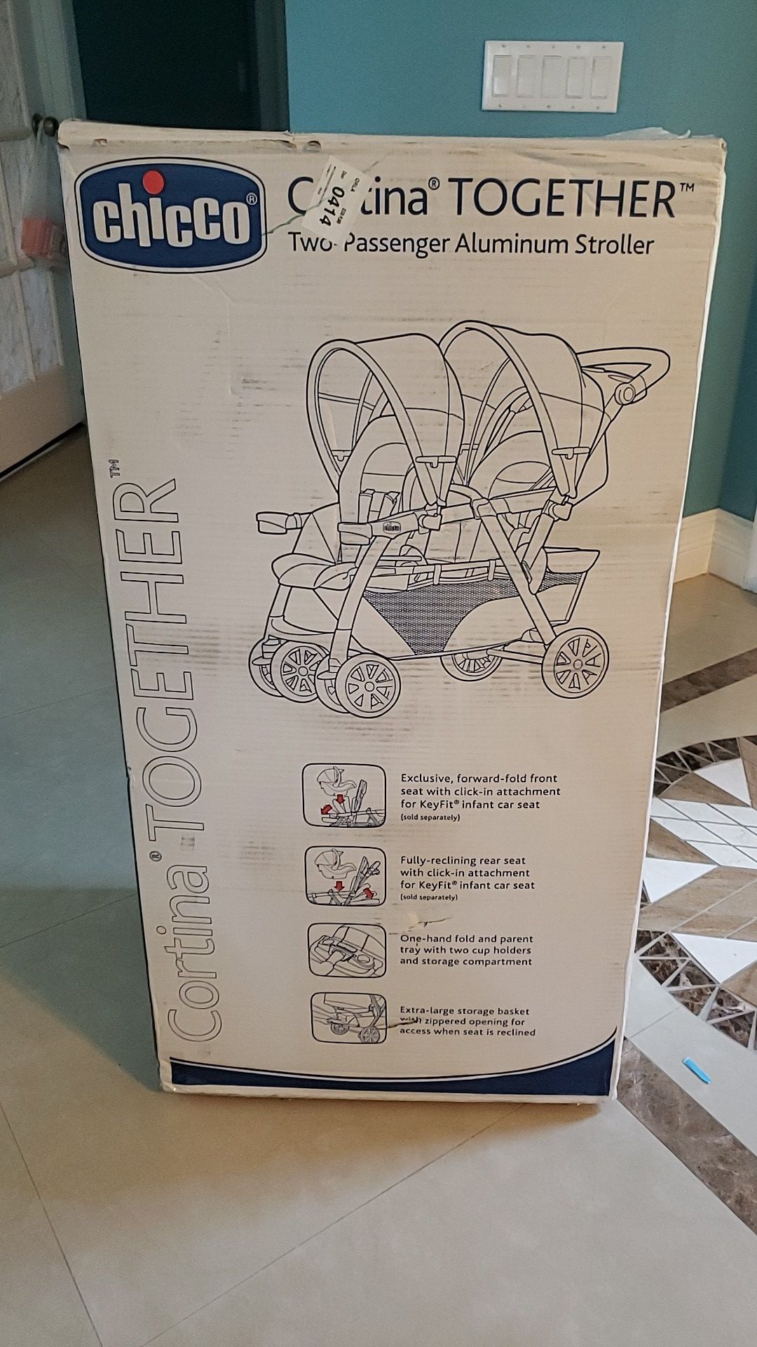 Chicco cortina together aluminum stroller