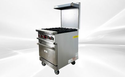 24 ins 4b NSF gas LP oven ranges with legs HFSO-24