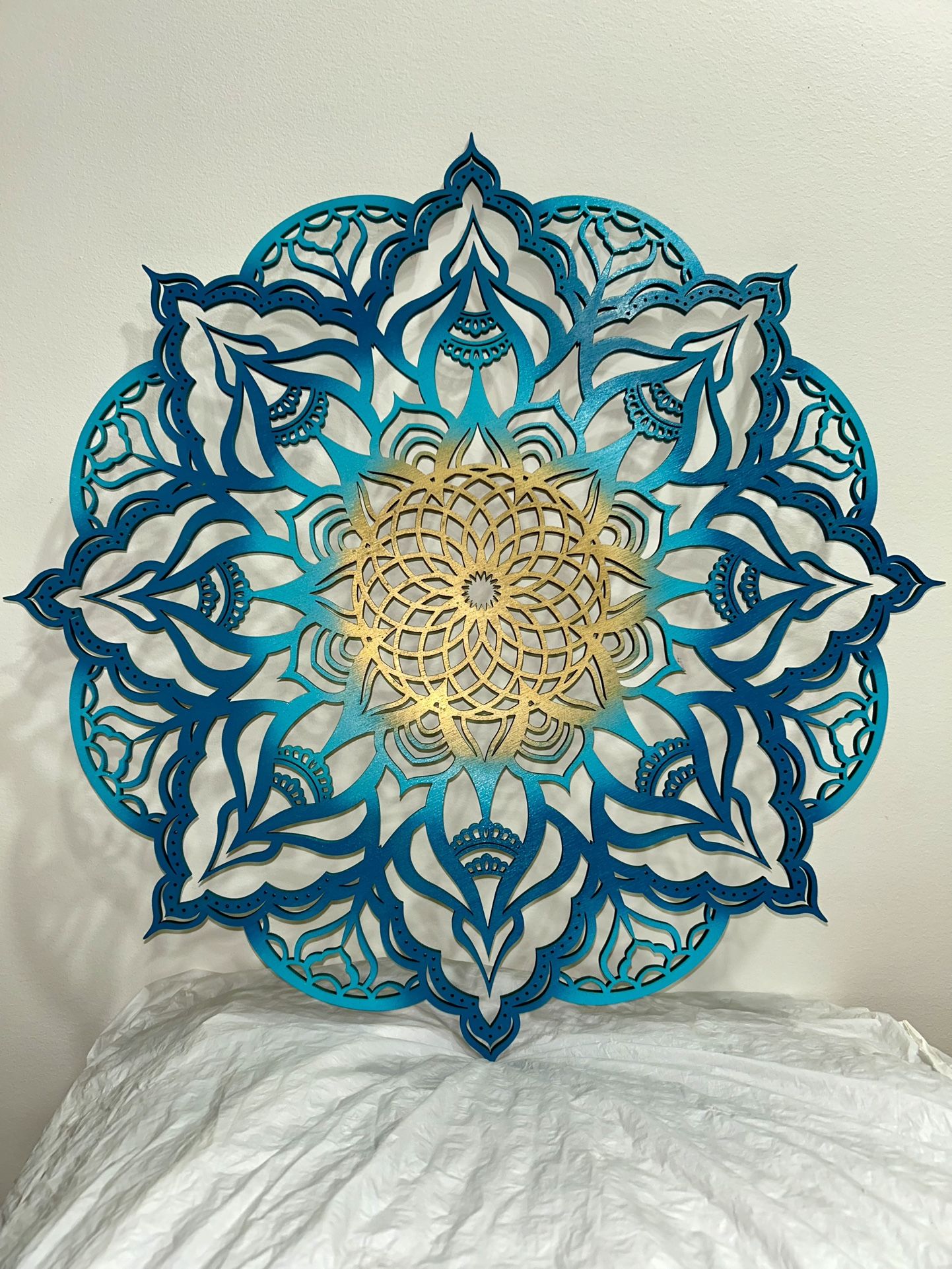 NWT Mandala Wall Decor Art Decoration Yoga Meditation Room Boho Bohemian Gift