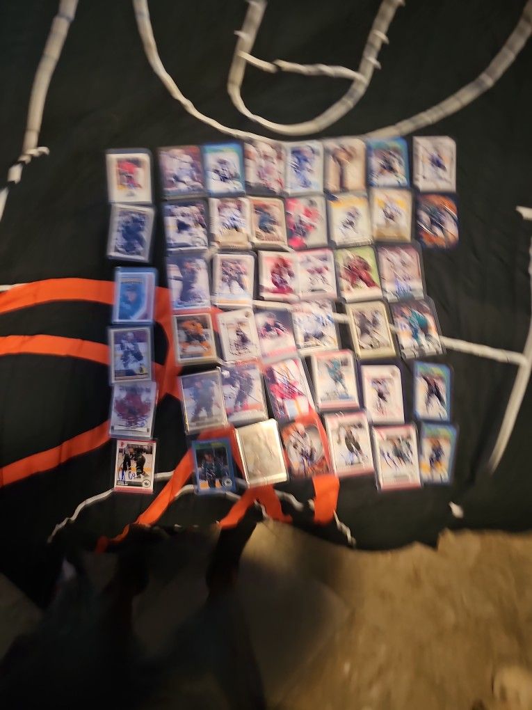 On Card AutoGraph Hocky 44 I Yotal