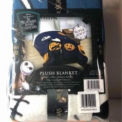 The Nightmare Before Christmas Plush Blanket