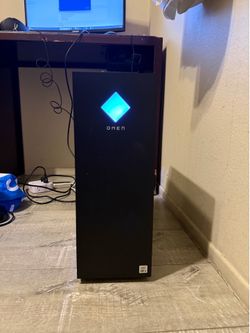 Omen pc and Samsung monitor and keyboard and mouse