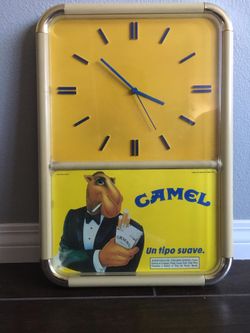Camel Cigarettes Clock