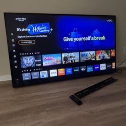 Vizio 65” Smart Tv W/ Wall Mount