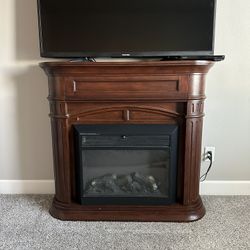 Faux fireplace