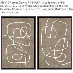 Wall Art Framed 16x24 Brand New 