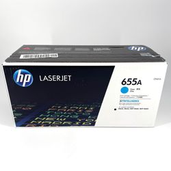 HP CF451A 655A Cyan Toner Cartridge Genuine OEM New Factory Sealed