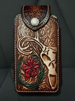 📱 Genuine Leather Western Phone Holster – $49.99 NEW