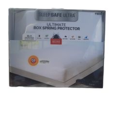 Sleep Safe Ultra Ultimate Twin Box Spring Protector | 39”X75” New Original Box