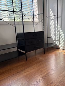 Clothing rack with 4 Drawers 4 Shelves