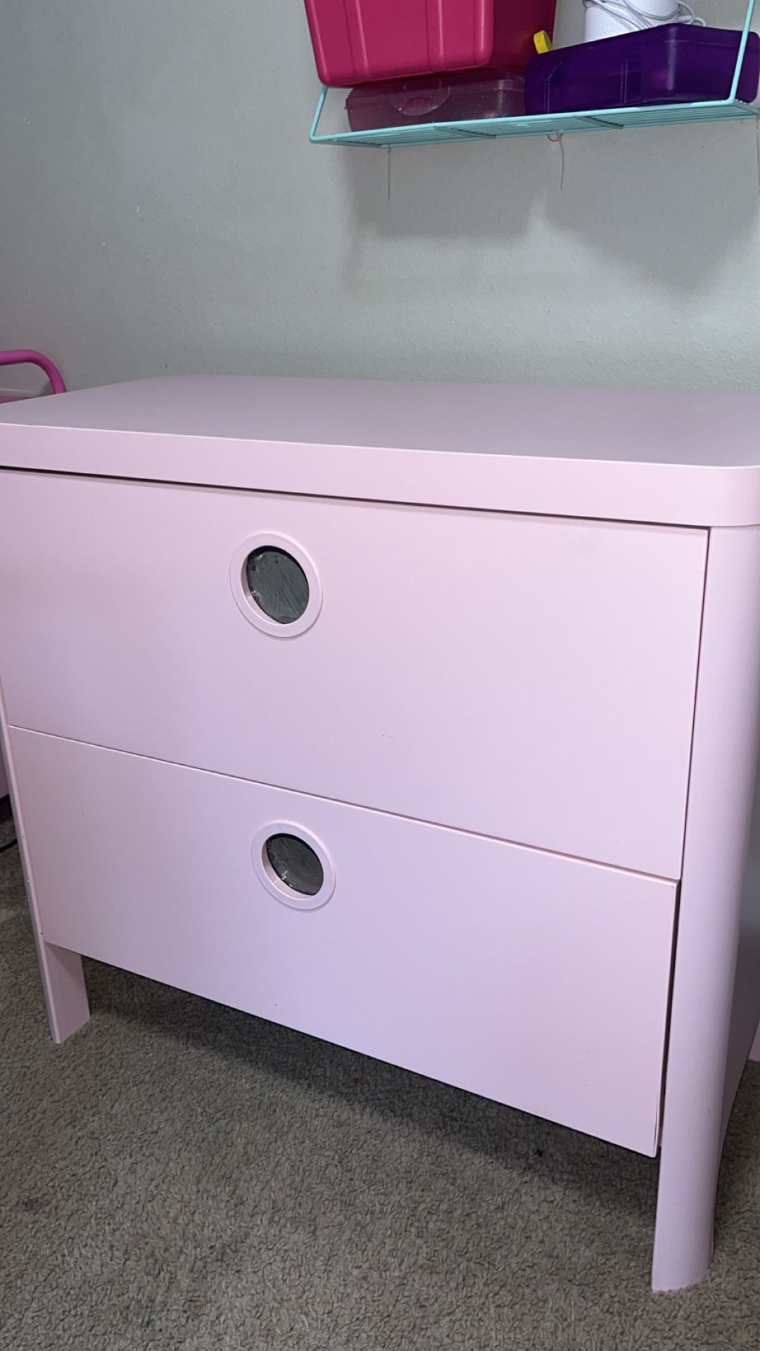 Pink IKEA Dresser