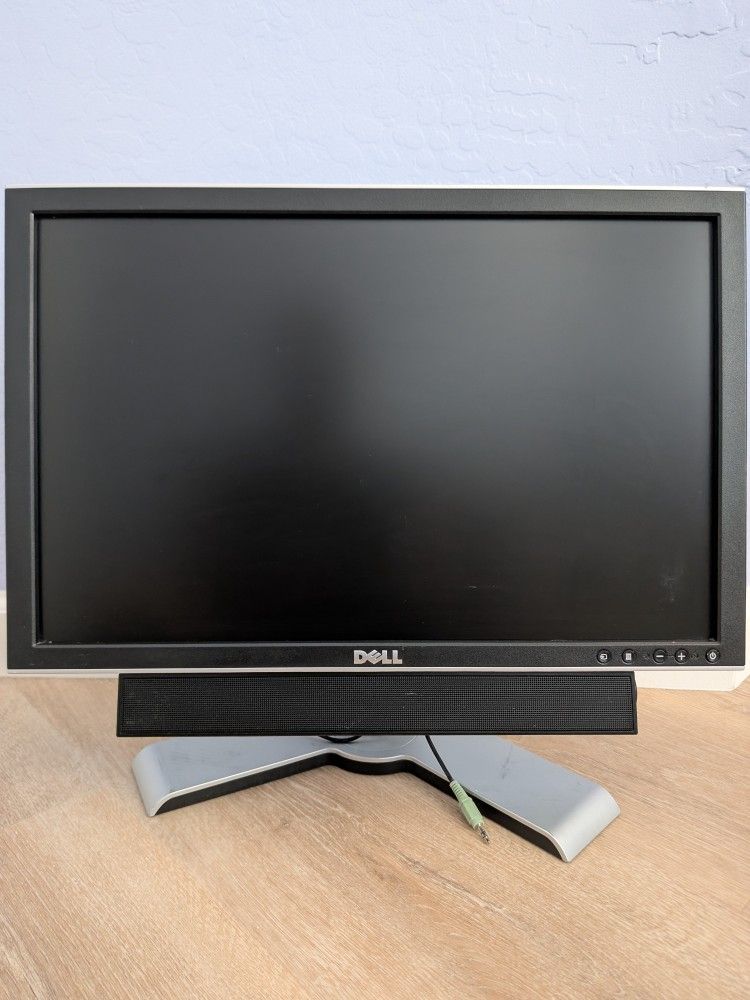 Dell monitor with speaker bar