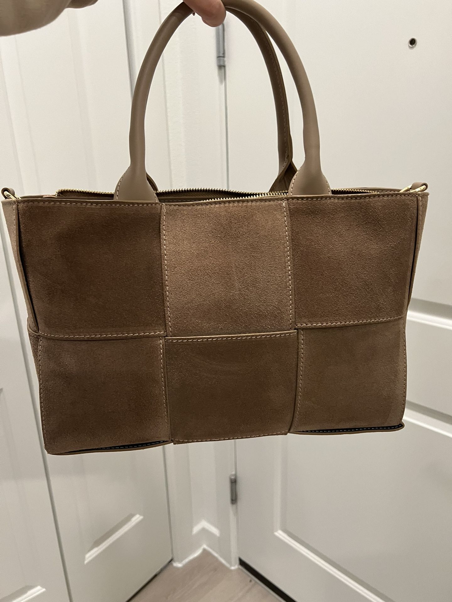Isadora Suede Leather Handbag