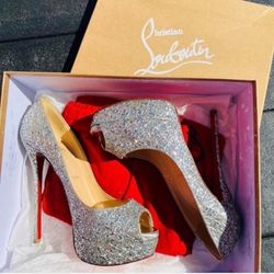 Christian Louboutin Glitter heels 