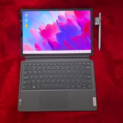 Lenovo P12 Tablet with Keyboard and Tab Pen Plus in Storm Grey