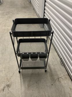 Rolling Cart w/ Accessories