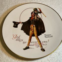 Gorham Norman Rockwell 1974 Christmas Collector’s Plate