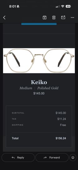 Warby Parker Woman’s Glasses Frame