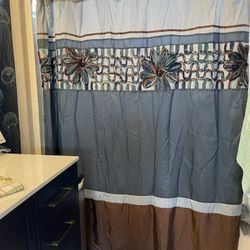 Shower Curtain With Hooks