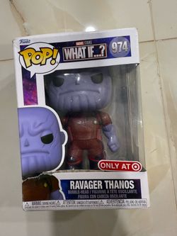 Funko Pop! Marvel What If...? Ravager Thanos #974 vinyl figure.