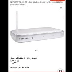NETGEAR WG602 54 Mbps Wireless Access Point