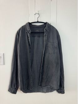 Zara Black Denim Shirt