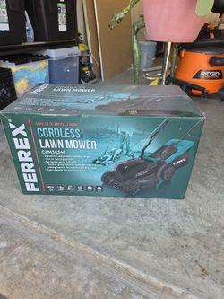 Ferrex cordless lawn mower New