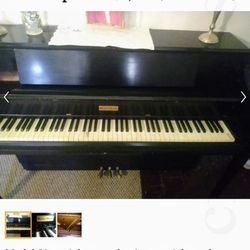 1952 Mason & Hamlin Piano.  Beautiful Polish Ebon.  Serial No: 60251.  Model 50 Console.  Excellent Condition. 
