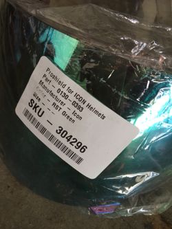 Greenish Proshield for Icon Helmets