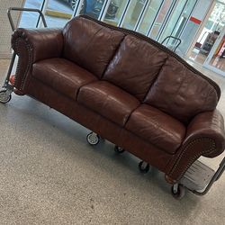 Full Leather Sofa For Sale 