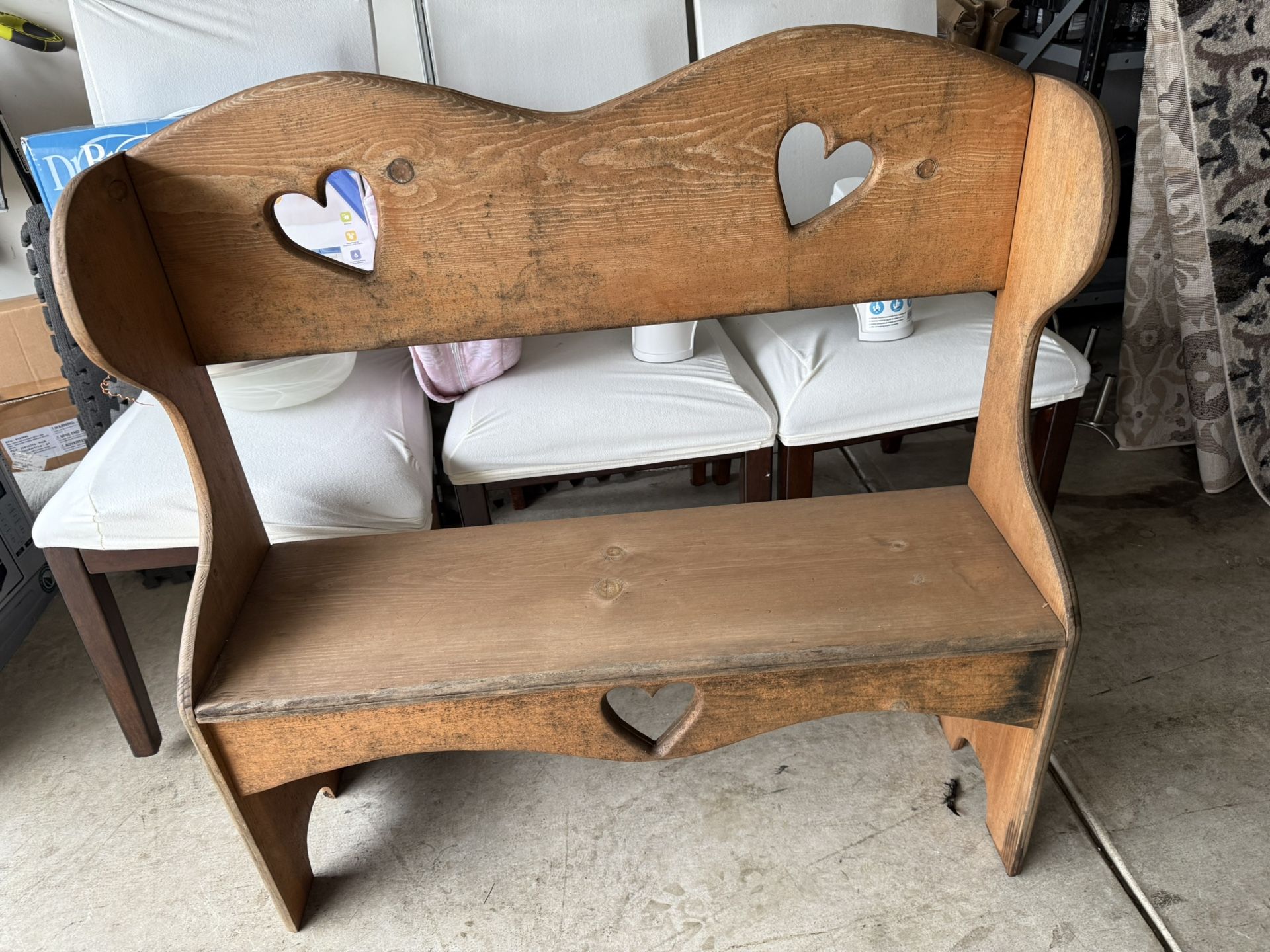 Oak Wood Bench
