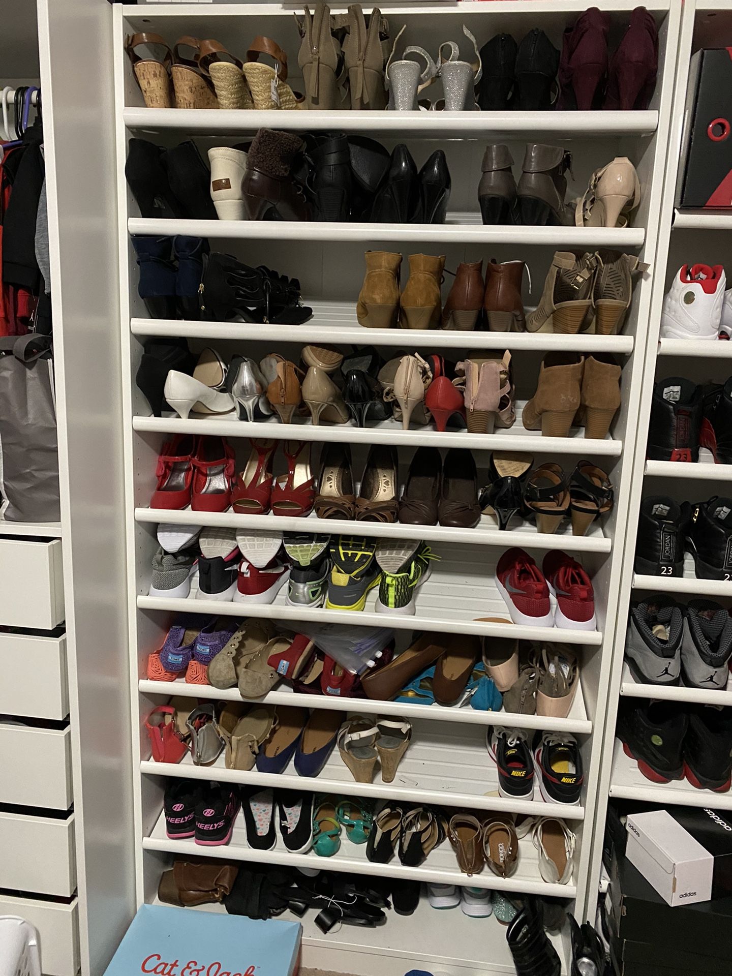 Shoe shelves