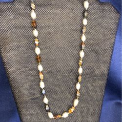 Brown And Tan Necklace